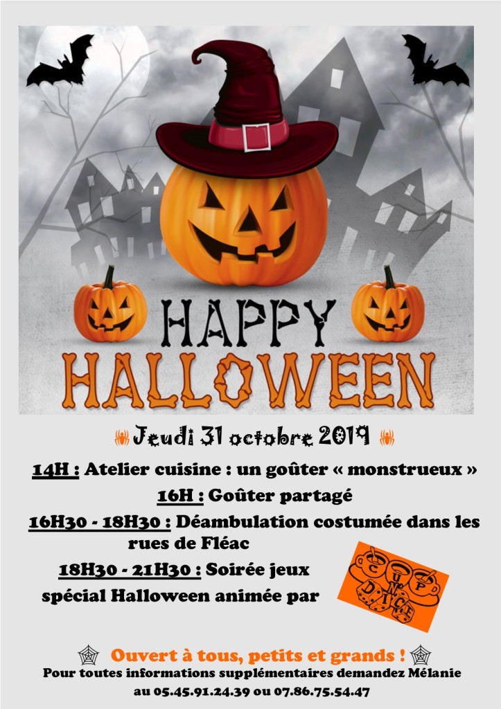 2019 oct - Flyer halloween - recto